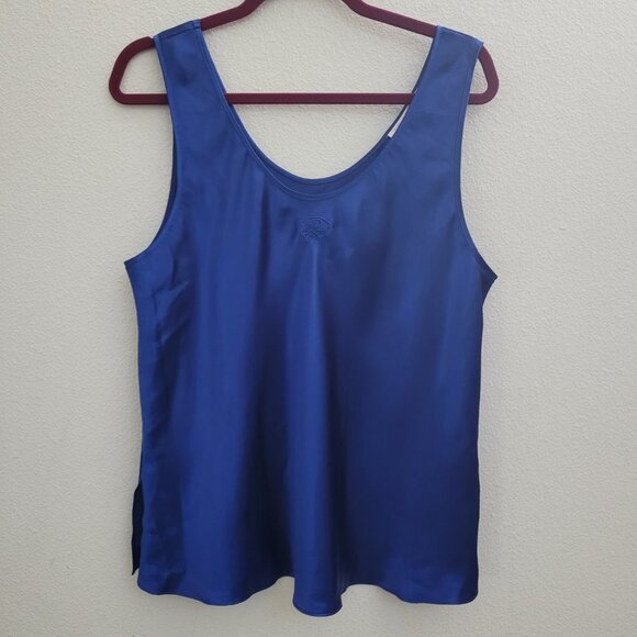 Oscar de la Renta Tops - Oscar de la Renta Pink Label Satin Top Large Layering Camisole Sleepwear